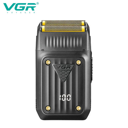 VGR 363 Razor Electric Shaver Professional Hair Trimmer Rechargeable Shaving Barber Beard Trimmer Foil Hair Shaver for Men