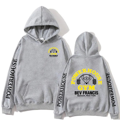 Funny Powerhouse Gym Hoodie Harajuku Men's Oversized Long Sleeve Sweatshirt Geek Fitness Hoody Tracksuit Gothic Streetwear Tops