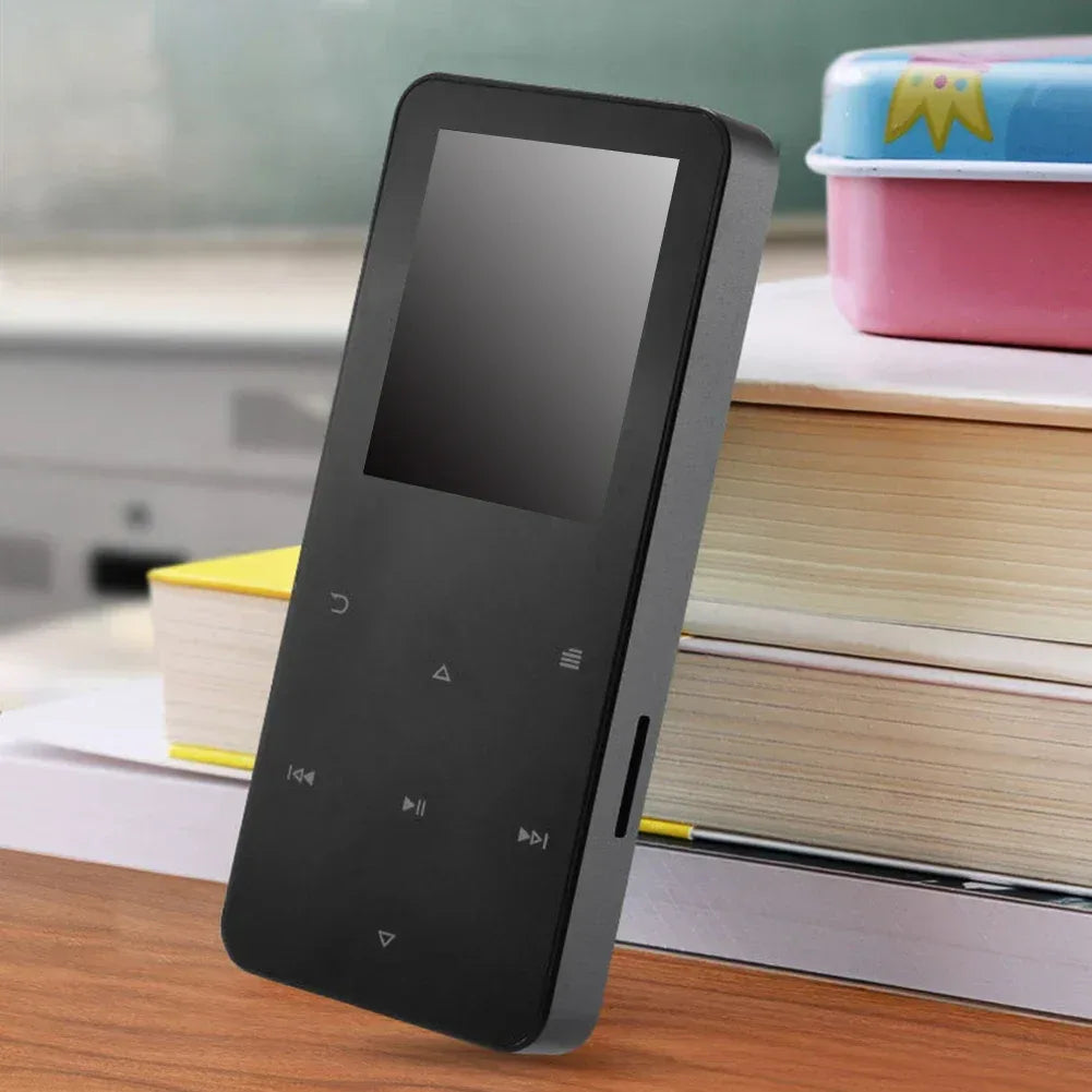 Mini 1.8 inch Metal Touch MP3 MP4 Music Player Bluetooth 5.0 Hifi Player Walkman Radio Video Play with 8/32GB Card E-book