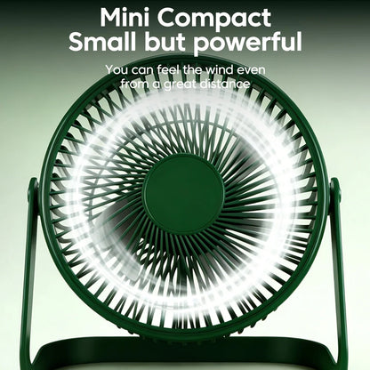Desk Fan Portable Mini USB Rechargeable Fan Ultra Quiet Suitable For Home Desk Office Student Dormitory Computer Summer