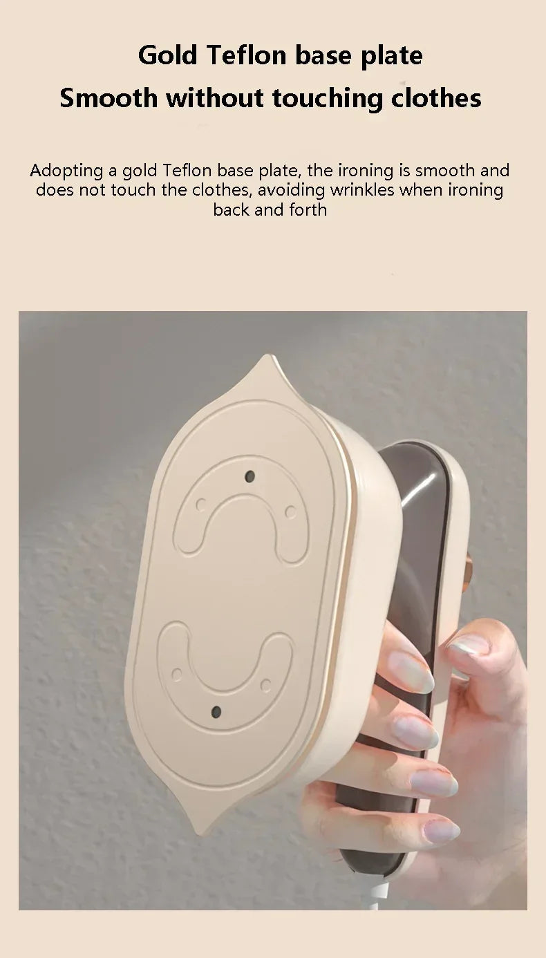 Mini Electric Iron Household Handheld Steam Iron Foldable Wet Dry Ironing Machine Portable Travel Fast Heating Handheld Iron