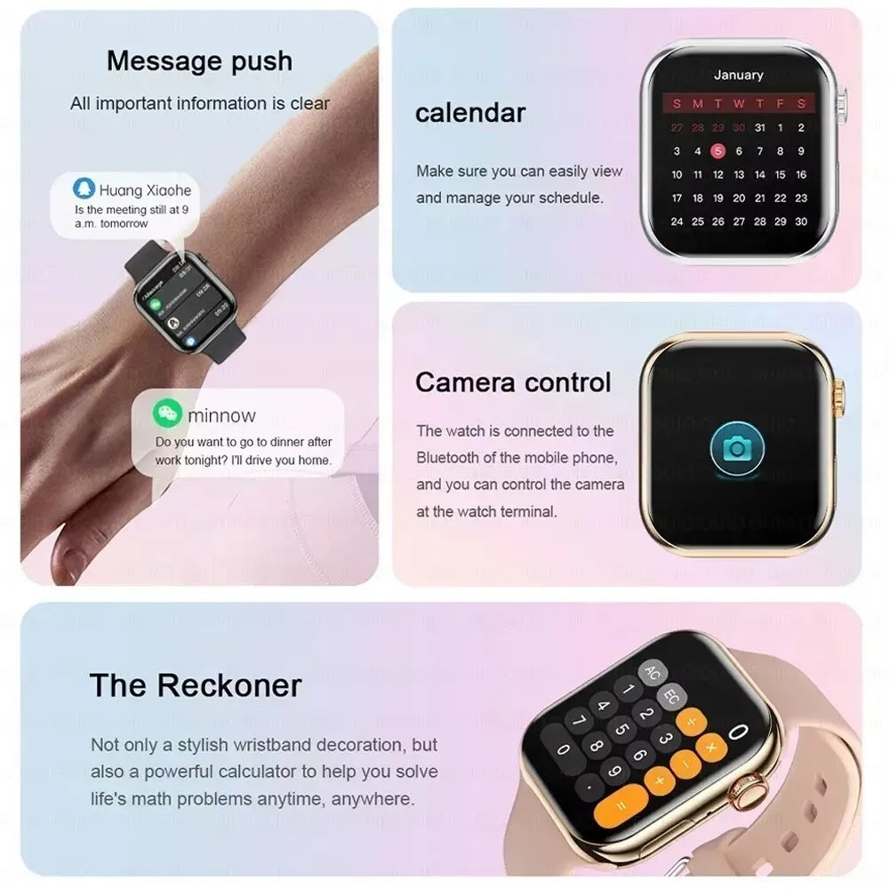 New 2026 Original For Apple Watch X 10 Smart Watch Men Body Temperature Bluetooth Call NFC GPS Sports Women SmartWatch for Apple