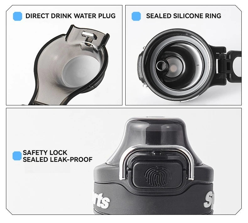 1L Sports Bottle Tritan Drinking Plastic Water Jug Fitness Bicycle Climbing Outdoor Bottle Water Cup
