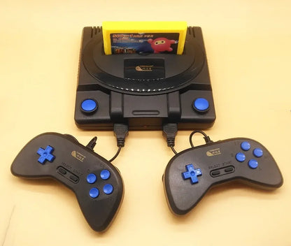 8bit FH-008 Retro AV output TV Video Game Console for FC Games with 2 Gamepads Built-in 88 Games support yellow game cartridge