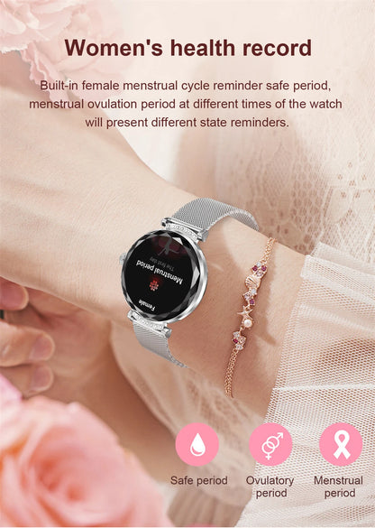 LIGE Fashion Ladies Smart Watch NX7 Pro AMOLED Screen Health Monitoring BT Call Female Women Sport Fitness Tracker Smartwatch