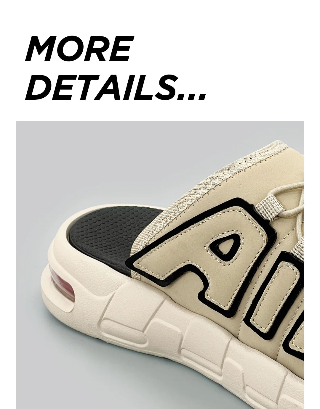 Air Cushion Slippers Summer Men Sandals Thick Sole Beach Slippers Flats Cloud Slides Sports Slippers Outdoor Man Sneaker Shoes