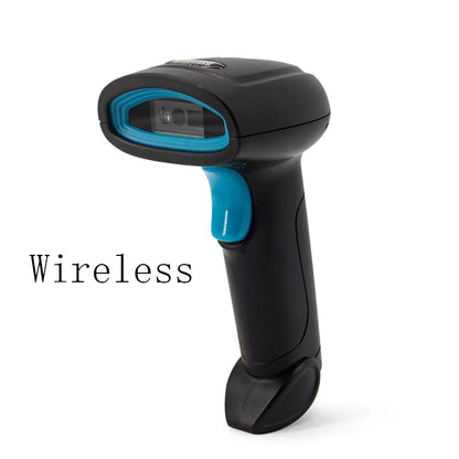2D 1D Barcode Reader Wireless QR Bar Code Scanner CMOS Image High-speed Decoding Bluetooth Handheld Scanner for store