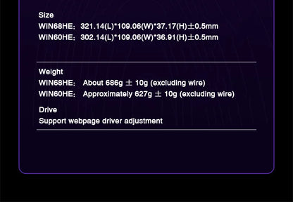 AULA WIN60 WIN68 HE Esports Magnetic Switch Keyboard Rapid Trigger 8K Return RGB Hotswap 60% 68% Custom Game Keyboard