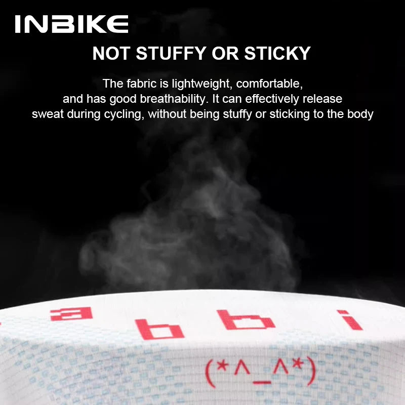 INBIKE Summer New Bicycle Short Sleeve Jersey Quick Drying Women's MTB Cycling Jersey Breathable Biking Clothing with 3 Pockets