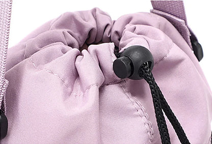 Portable Water Bottle Bag with Adjustable Strap Thermal Mugs Insulated Protective Cover Phone Pocket Outdoor Sports Travel Bag