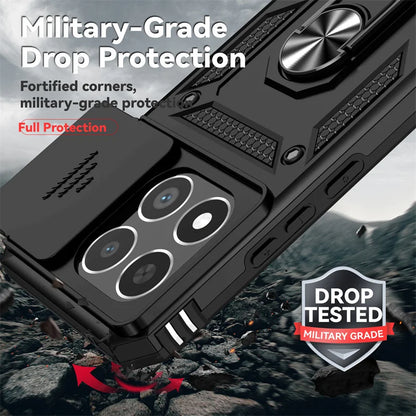 Armor Funda for Xiaomi 15T Pro 5G Case Car Magnetic Holder Ring Phone Case for Xiaomi 15 T Mi15tpro Xiaomi15T Lens Protect Cover
