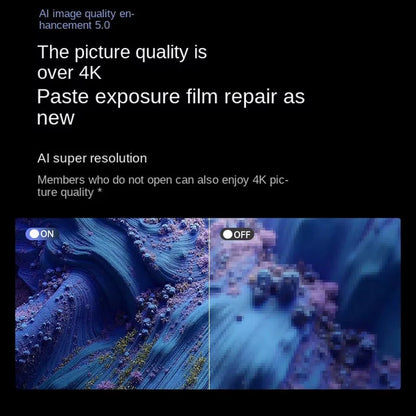JMGO Projector N5 Pro DLP Optical Zoom Three-Color Laser Home 4K Ultra-HD Connectable Mobile Phone Screen Mirroring Android
