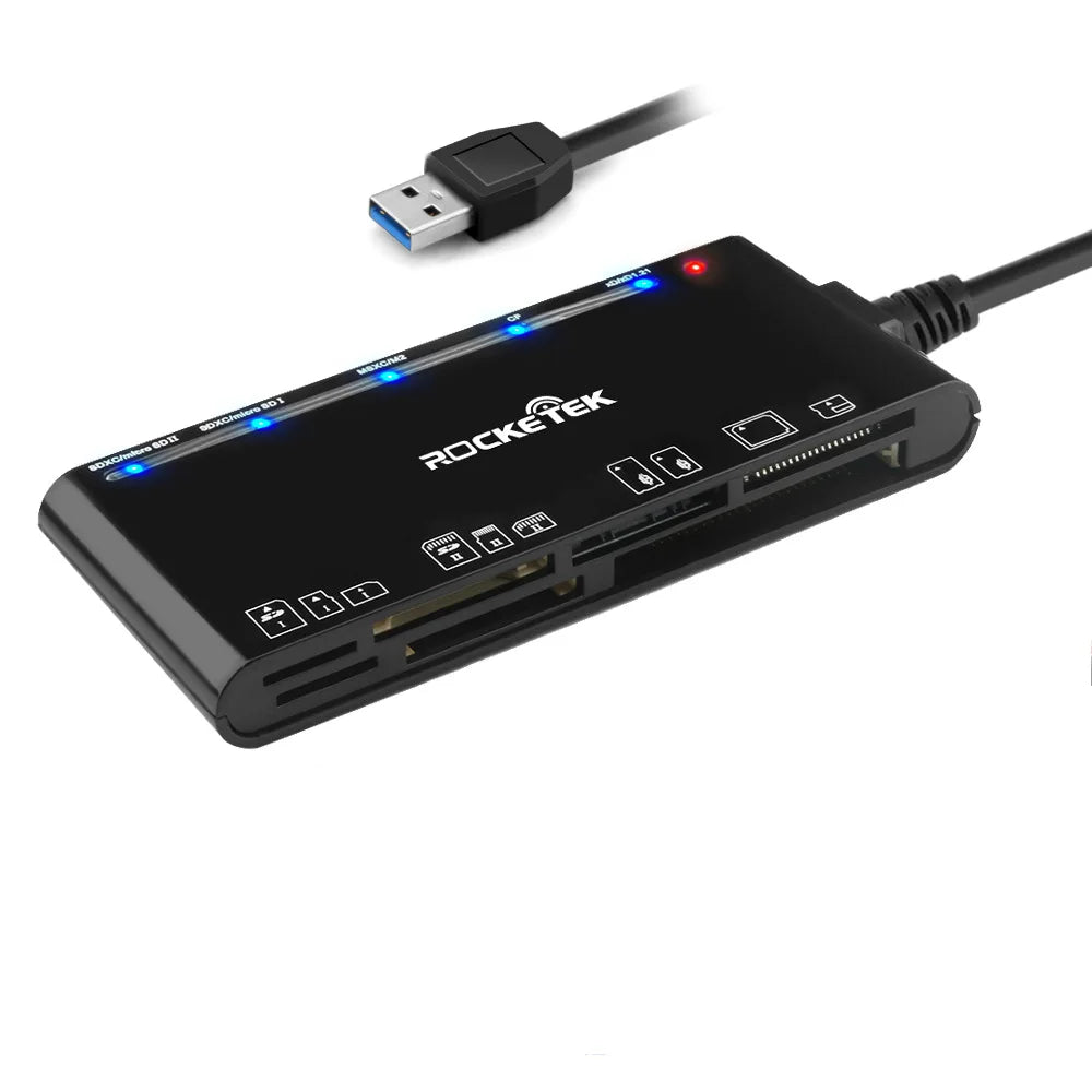 UTHAI TF7 Laptop Accessories USB 3.0 Multi Functional Card Reader CF/XD/MS/SD/TF Card 7-in-1 USB Card Reader