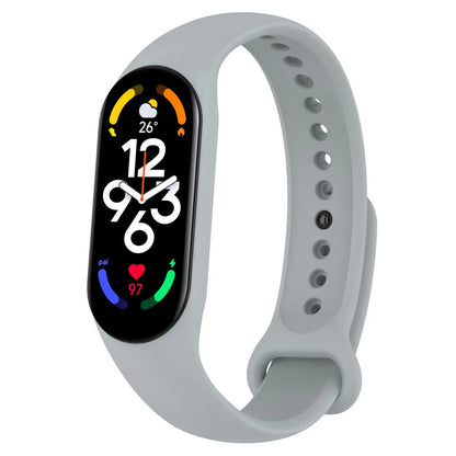 NEW 2022 Watch Strap for Xiaomi Mi Band 7 Wristband Silicone Bracelet Wrist Straps MiBand band7 Smartwatch Accessories