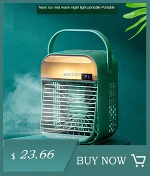 Portable Air Cooling Neck Fan Mini Bladeless LED Air Conditioner Wireless Outdoor Sport Cooling Hanging Fan ventilador de cuello