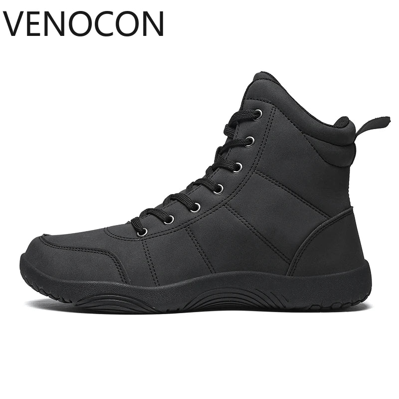VENOCON Adult Barefoot Combat Sneakers Winter Man Men's Wide Toe Nose Walking Hiking Trail Boots Shoes Footwear For Women