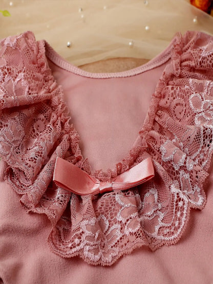 Ylsteed Newborn Lace Romper Baby Girl Photography Props Newborn Shooting Outfits