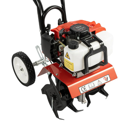 52CC 1700W Garden Gasoline Tiller Cultivator Garden Loosening Soil Machine Gas Powered Tiller Cultivator Rototiller