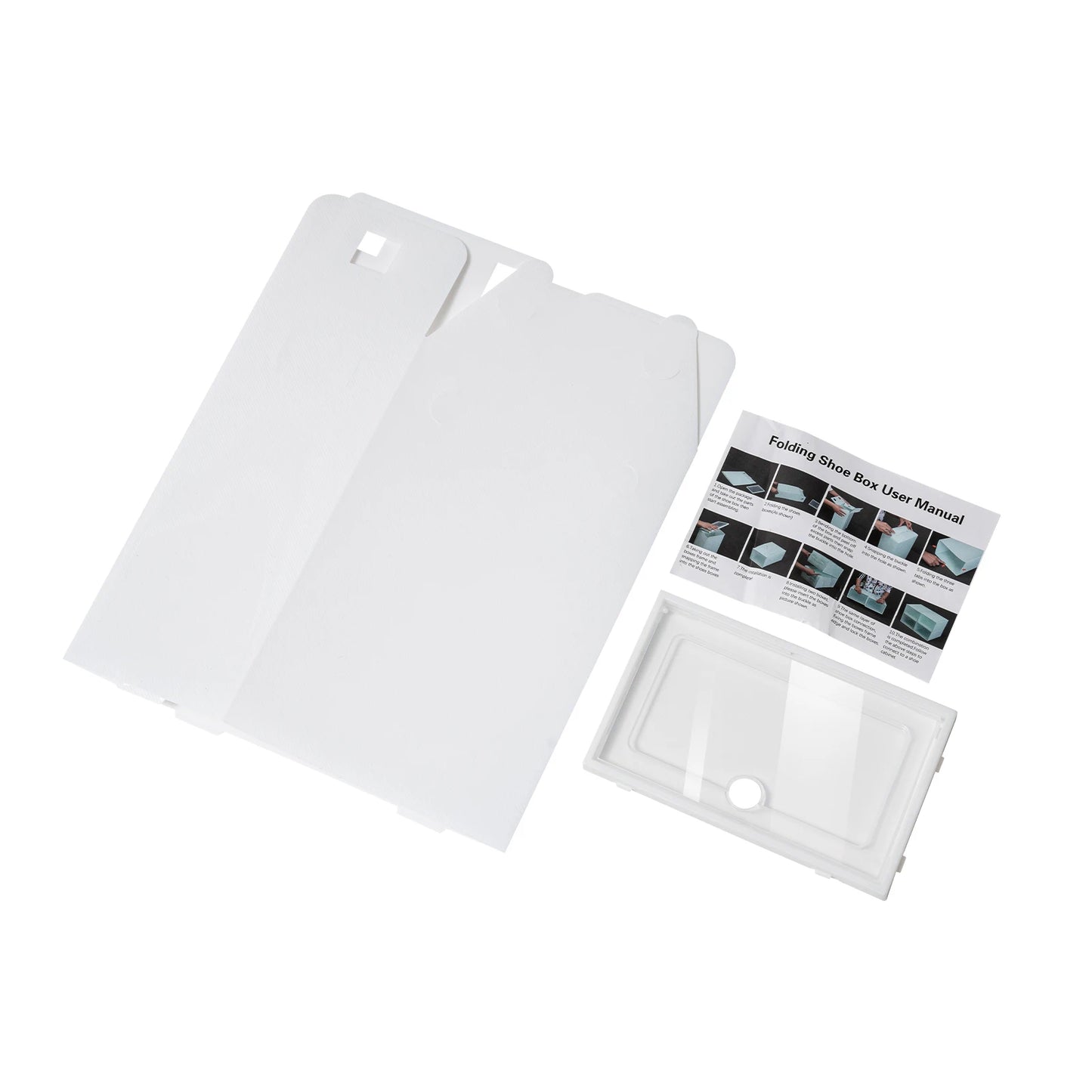 Lot de 24 boîtes à chaussures empilables, épaisses et robustes, transparentes et multifonctionnelles, pour le rangement universel de chaussures et de bottes.