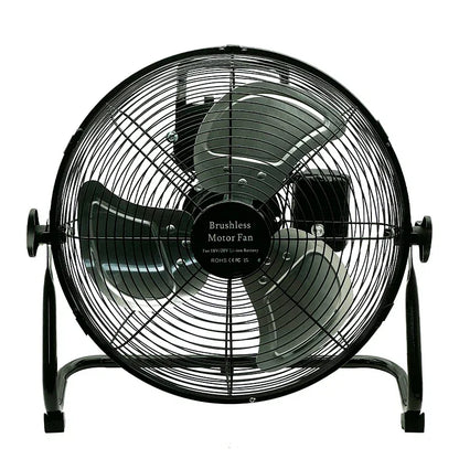 12 Inch Floor Electric Fan Household Commercial Industrial Floor Fan For Bosch For Makita For Milwaukee 18V 20V Li-ion Battery