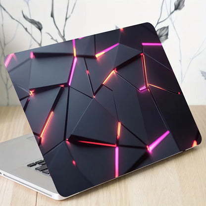2-Pack Pattern Laptop Art Cyberpunk Decal Case, Universal Netbook Skin Stickers Non-Reusable Laptop Skin