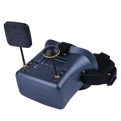 5.8G FPV Goggles LS-008D 4.3 Inch 40CH Support DVR Dual Antenna Built-in Battery LS008D Helmet FPV Goggles