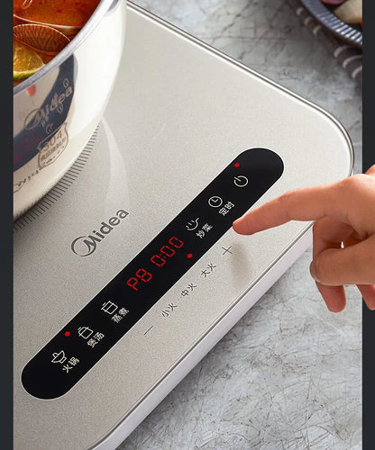 Midea Induction Cooker 2200W High Power Home Cooktop Built-in Timer Hotpot Cooker C22-Micca708 220V
