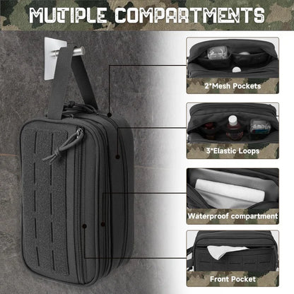 Tactical Toiletry Bag For Men Hygiene Bag Mens Shaving Kit Travel shower Makeup makeup pouch cosmetic organizer bags