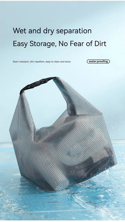 Large Capacity Waterproof Storage Bag Buggy Bag Travel Makeup Portable Storage Bag Outdoor Fitness Clothing Swimming Wash Bag