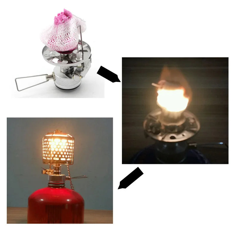 10Pcs Mantles Mesh Gauze Oil Gas Lamp 6.5/8.5cm Kerosene Lantern Lights Outdoor Home Gas Mantle Cover Tools
