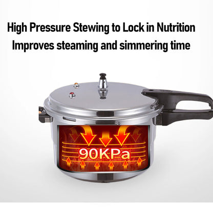 Pressure Cooker Aluminum Alloy Pressure Canning Pot Cooker Explosion Proof Large Capacity Fast Cooking Pot Kitchen Cookware