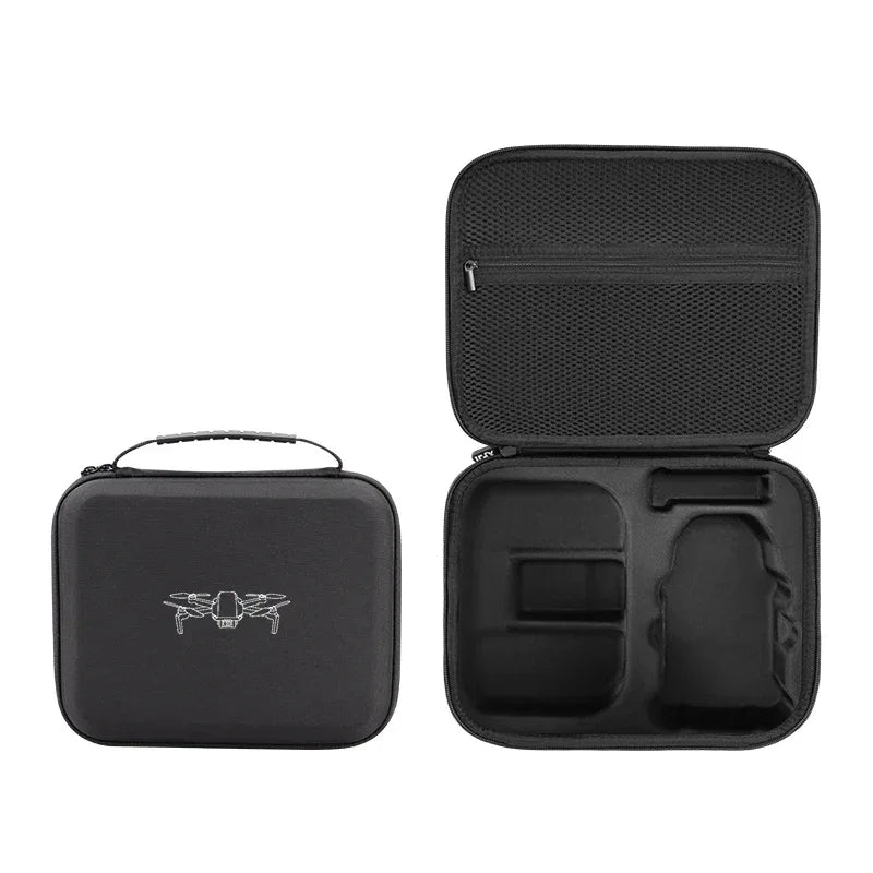 XFJI Storage Bag Protective Carrying Case PU Leather Handbag for DJI Mini 4K/Mini 2SE/Mini 2 Drone Controller Accessories