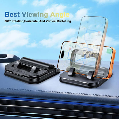 Universal Dashboard Car Phone Holder Upgraded Silicone Phone Mount for Car Dash Anti-Slip Pad Mat Phone Holder with Number Plate