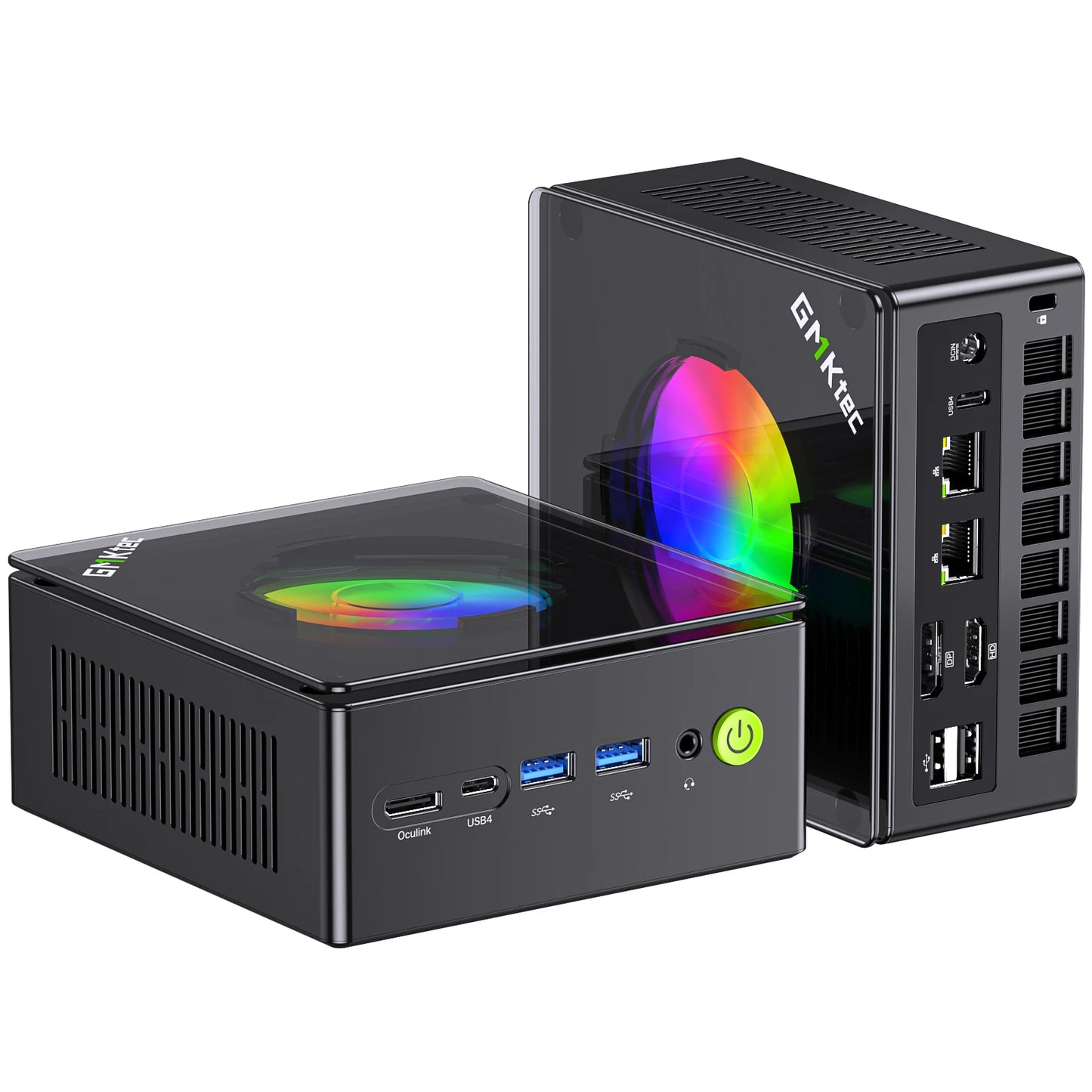 GMKtec K11 Mini PC AMD Ryzen 9 8945HS PC Gaming OCuLink DDR5 5600MHz 16GB/32GB RAM 512GB/1TB SSD Barebone USB4 Dual 2.5G LAN