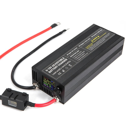 12V 60A 100Ah Solar Large Charger Current Voltage Adjustable for Lifepo4 Universal Chargers Outdoor power supply