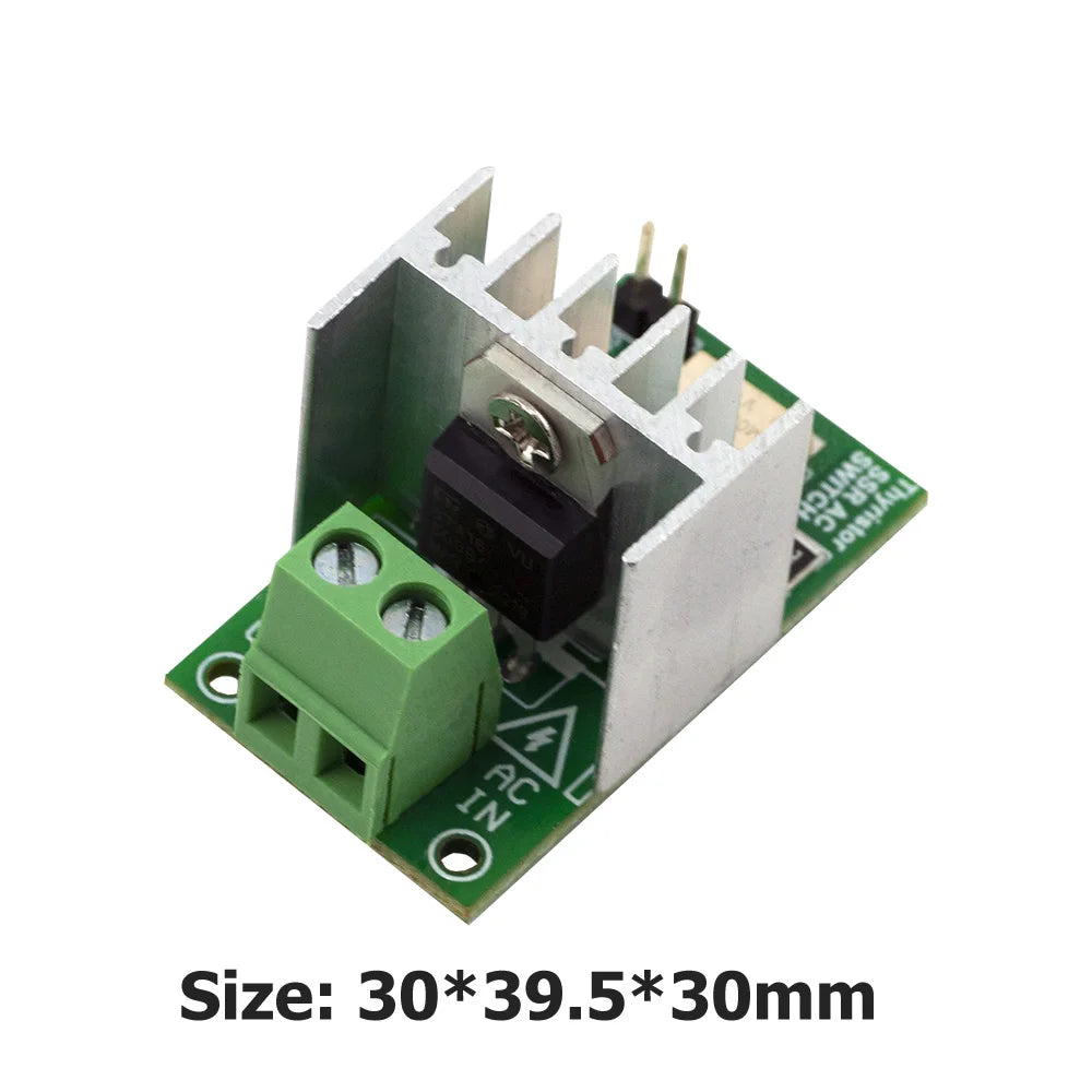 SSR - solid state relay AC Switch for microcontrollers , 3.3V~12V logic, AC 220V/5A (peak 10A)