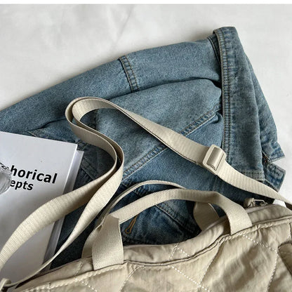 Large Capacity Mommy Bag for Women Totes Baby Diaper Nappy Bags Shoulder Cotton Ladies Maternity Shopping Bags