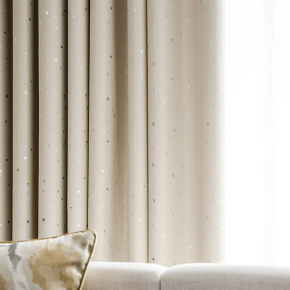 Home Children's Room Blackout Curtain Bedroom Soundproof Drapes Large Area Balcony Bay Window Curtains Modern Living Room Drape
