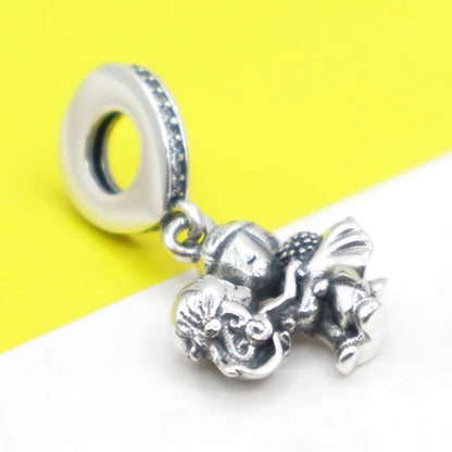 The New 925 Sterling Silver Charm Mother's Day Queen Crown Gift Box Fits Women Jewelry With Original Bracelet Accessories