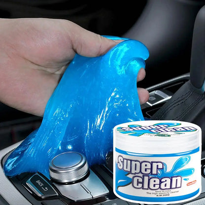Car Dust Cleaning Gel - Soft Rubber Cleaning Mud for Air Vent Outlet, Dashboard, Door Window Gaps & Keyboard