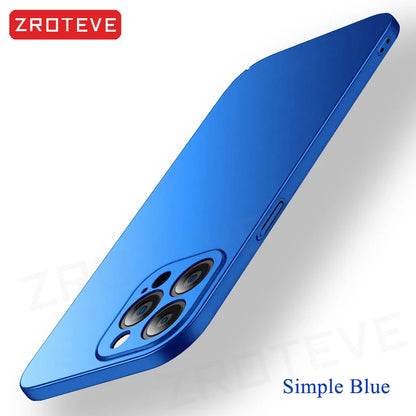 For iPhone 17 Air 17e 16 16e 15 14 13 12 Pro Max ZROTEVE Slim Matte Hard PC Cover For iPhone17 iPhone16 Plus Phone Case