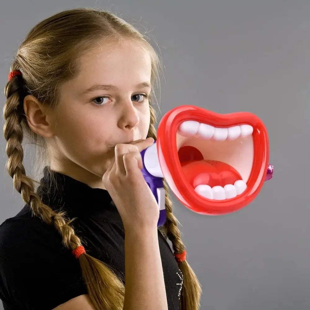 Handheld Megaphone Toys Portable Big Mouth Funny Recording Toy Megaphone Children Speaker