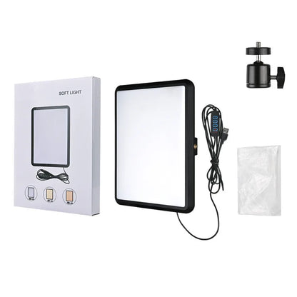 Video Led Light Photography Selfie Dimmable Video Fill Light for Photo Studio Live Stream Fill Lamp for Tiktok Youtube