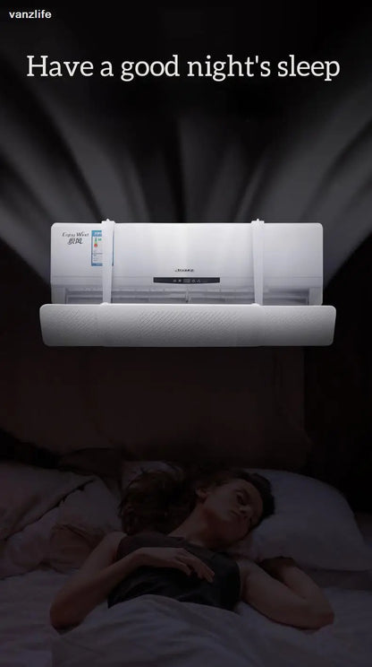 Universal Wall-Mounted Air Conditioning Windshield Baffle Anti-Direct Blowing Windproof Cold Air Guide for Home Air Conditioner
