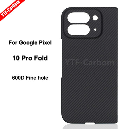YTF-Carbon new style for Google Pixel 10 Pro fold Kevlar carbon fiber hinge protection cover ultrathin 10 Pro fold phone case