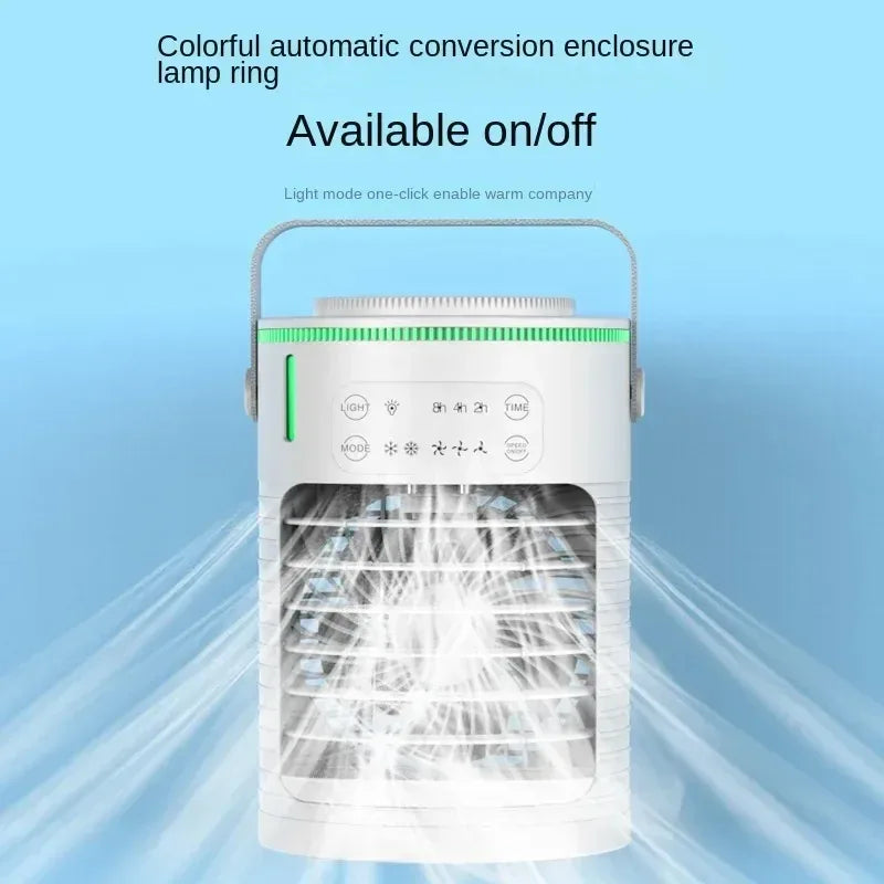 Desktop Air Conditioner Portable Air Conditioner Small Air Cooler Hydrocooling Portable Air Adjustment for Office Cooling Fans
