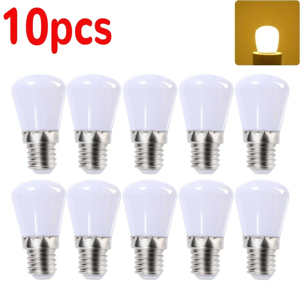 LED Refrigerator Lamp E12 Light Bulb 220V LED Refrigerator Lamp Screw Bulb for Refrigerator Display Cabinet Home Lighting