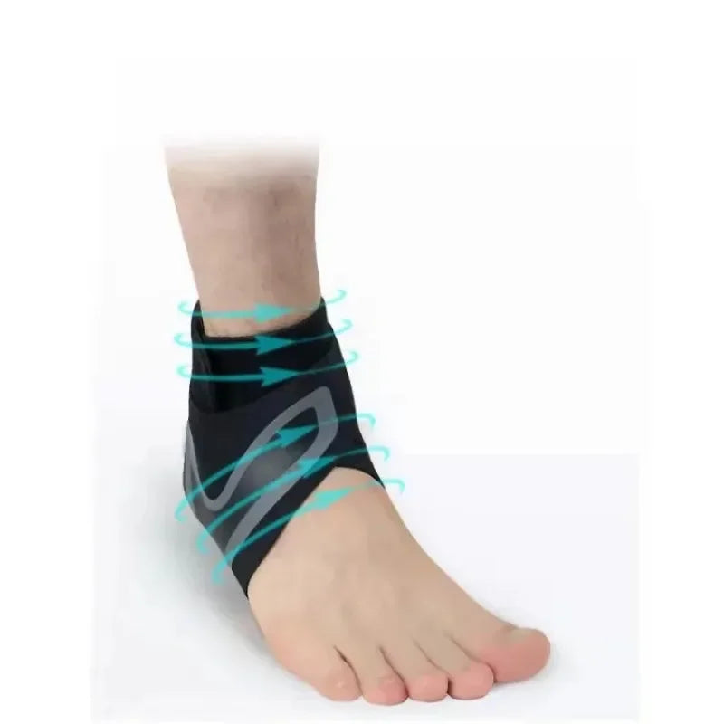 Ankle Support Brace,Elasticity Free Adjustment Protection Foot Bandage,Sprain Prevention Sport Fitness Guard Band