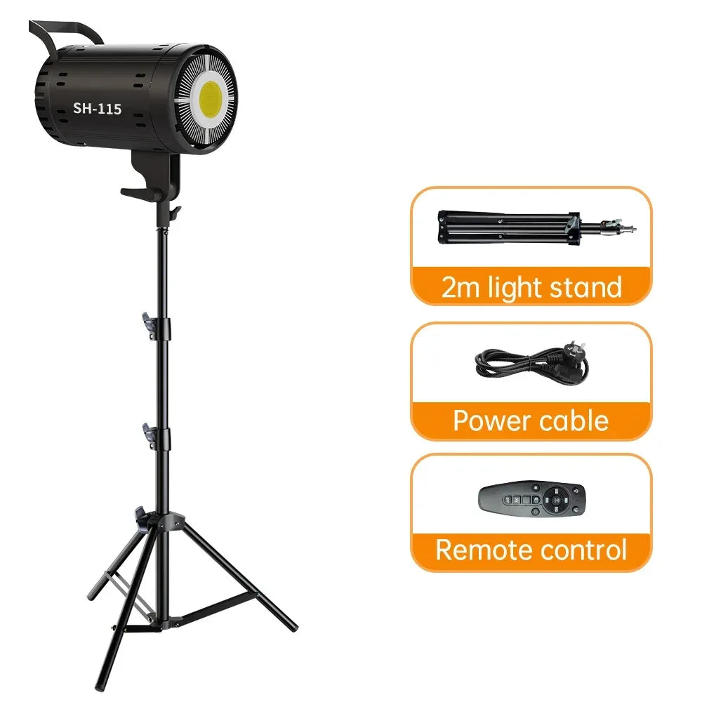 135W Photography LED Video Light  Daylight-Balanced Sun Lamp for Portrait Flash Studio Accessories Youtube Live