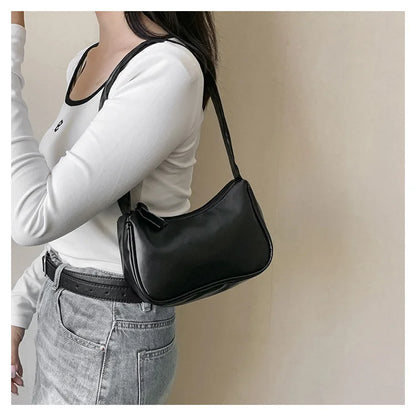 PU Candy Color Mini Handbag Women Shoulder Bag Girls Small Hand Bag Key Phone Pouch Coin Purse Card Bags Card Holder for Women